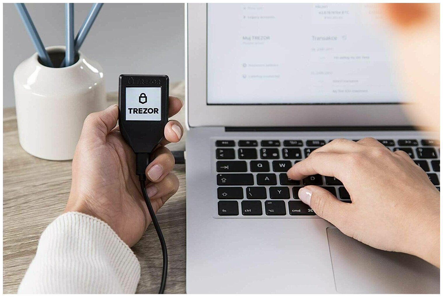 Trezor коннект к ноутбуку